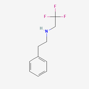 molecular formula C10H12F3N B1338303 2,2,2-trifluoro-N-(2-phenylethyl)ethanamine CAS No. 106241-19-4