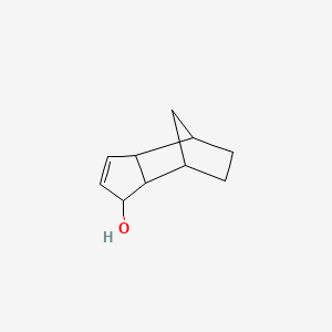 molecular formula C10H14O B13383033 4,7-Methano-1H-inden-1-ol, 3a,4,5,6,7,7a-hexahydro- CAS No. 103386-80-7