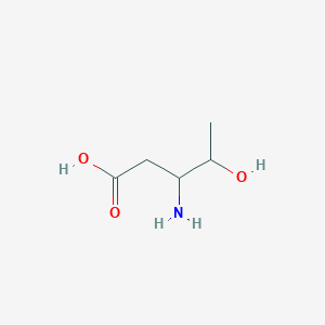 molecular formula C5H11NO3 B13383045 (3S,4R)-3-amino-4-hydroxypentanoic acid 