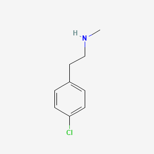 B1338313 N-Methyl 4-chlorophenethylamine CAS No. 38171-31-2