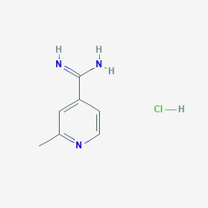 molecular formula C7H10ClN3 B1338316 2-Methyl-isonicotinamidine; hydrochloride 