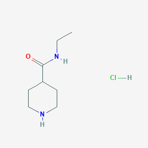 molecular formula C8H17ClN2O B1338317 N-ethylpiperidine-4-carboxamide hydrochloride CAS No. 1981-39-1