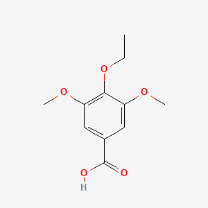 molecular formula C11H14O5 B1338324 3,5-Dimethoxy-4-ethoxybenzoic acid CAS No. 14779-44-3