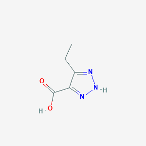 molecular formula C5H7N3O2 B1338327 5-乙基-1H-1,2,3-三唑-4-羧酸 CAS No. 104497-05-4