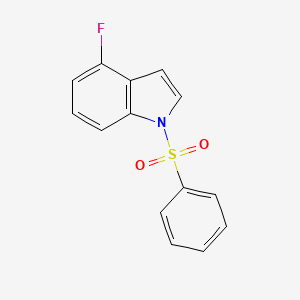 4-Fluoro-1-(phenylsulfonyl)-1H-indole