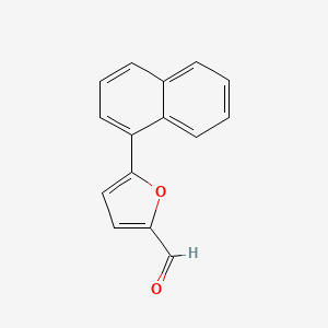molecular formula C15H10O2 B1338330 5-(Naphthalen-1-yl)furan-2-carbaldehyde CAS No. 51792-36-0