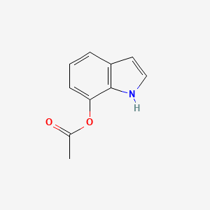 molecular formula C10H9NO2 B1338331 1H-Indol-7-YL acetate CAS No. 5526-13-6