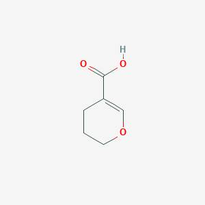 molecular formula C6H8O3 B1338333 3,4-dihydro-2H-pyran-5-carboxylic acid CAS No. 40915-37-5