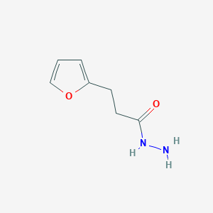 molecular formula C7H10N2O2 B1338334 3-(呋喃-2-基)丙酰肼 CAS No. 98334-58-8