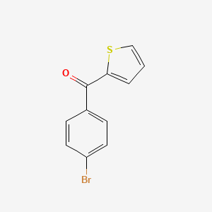 molecular formula C11H7BrOS B1338342 (4-Bromophenyl)(thiophen-2-yl)methanone CAS No. 4160-65-0