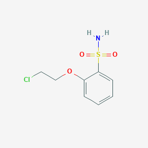 molecular formula C8H10ClNO3S B1338345 2-(2-氯乙氧基)苯磺酰胺 CAS No. 82097-01-6