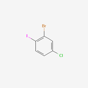 molecular formula C6H3BrClI B1338351 2-Bromo-4-chloro-1-iodobenzene CAS No. 31928-44-6