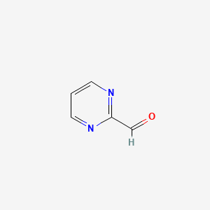 molecular formula C5H4N2O B1338355 2-Pyrimidinecarboxaldehyde CAS No. 27427-92-5