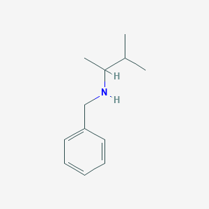 molecular formula C12H19N B1338357 N-benzyl-3-methylbutan-2-amine CAS No. 110871-35-7