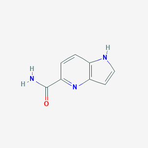molecular formula C8H7N3O B133836 1H-吡咯并[3,2-b]吡啶-5-甲酰胺 CAS No. 146767-59-1