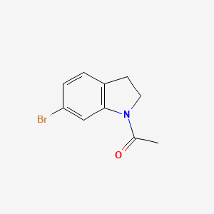 molecular formula C10H10BrNO B1338362 1-(6-Bromoindolin-1-yl)ethanone CAS No. 114744-53-5