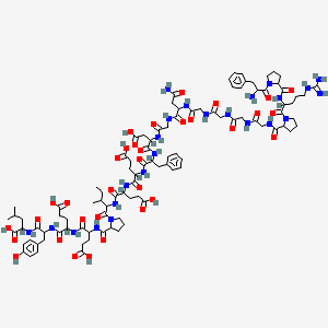 molecular formula C98H138N24O33 B13383626 Bivalirudin Trifluoacetate 