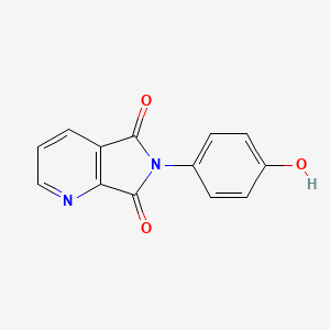 molecular formula C13H8N2O3 B1338367 6-(4-Hydroxyphenyl)-5H-pyrrolo[3,4-b]pyridine-5,7(6H)-dione 