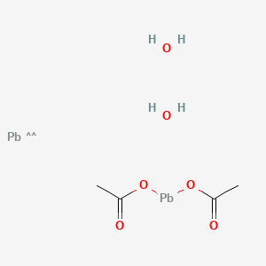 molecular formula C4H10O6Pb2 B13383679 LEAD ACETATE (basic) 