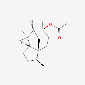 molecular formula C17H28O2 B1338373 Cedranyl acetate CAS No. 77-54-3