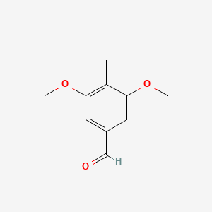 molecular formula C10H12O3 B1338377 3,5-Dimethoxy-4-methylbenzaldehyde CAS No. 1011-27-4