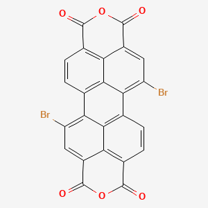molecular formula C24H6Br2O6 B1338383 5,12-Dibromoanthra[2,1,9-def:6,5,10-d'e'f']diisochromene-1,3,8,10-tetraone CAS No. 118129-60-5