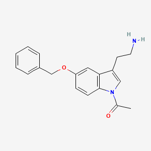 molecular formula C19H20N2O2 B13383845 3-(n-Acetyl-2-aminoethyl)-5-benzyloxyindole 