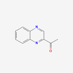 molecular formula C10H8N2O B1338386 2-Acetylquinoxaline CAS No. 25594-62-1