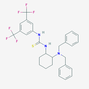 molecular formula C29H29F6N3S B13383872 1-[3,5-Bis(trifluoromethyl)phenyl]-3-[2-(dibenzylamino)cyclohexyl]thiourea 