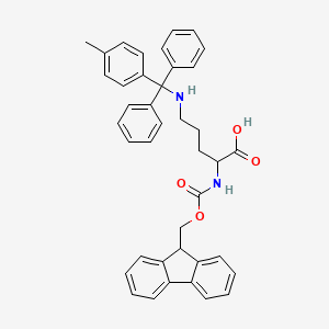 molecular formula C40H38N2O4 B13383882 N-Fmoc-N5-(4-methyltrityl)-D-ornithine 