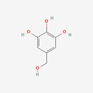 molecular formula C7H8O4 B13383894 5-(Hydroxymethyl)benzene-1,2,3-triol 