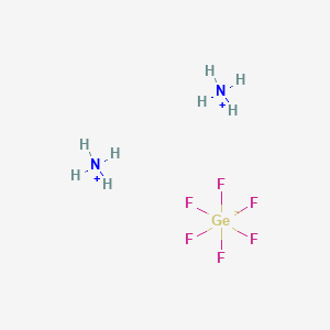 molecular formula F6GeH8N2 B13383900 Ammonium hexafluorogermanate 