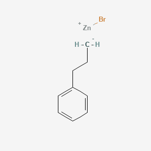 molecular formula C9H11BrZn B13383932 bromozinc(1+);propylbenzene 