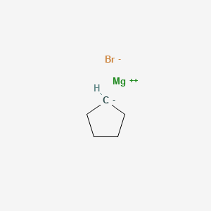 molecular formula C5H9BrMg B13383939 magnesium;cyclopentane;bromide 