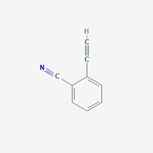molecular formula C9H5N B1338395 2-Ethynylbenzonitrile CAS No. 40888-26-4