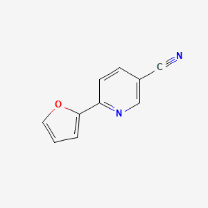 molecular formula C10H6N2O B1338397 6-(2-Furyl)nicotinonitrile CAS No. 619334-28-0