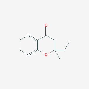 molecular formula C12H14O2 B1338401 2-乙基-2-甲基色满-4-酮 CAS No. 73509-12-3