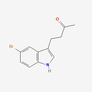 molecular formula C12H12BrNO B1338409 4-(5-bromo-1H-indol-3-yl)butan-2-one CAS No. 552314-85-9