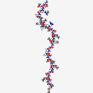 molecular formula C138H216N42O45 B13384144 Amylin (8-37) (human) trifluoroacetate salt 
