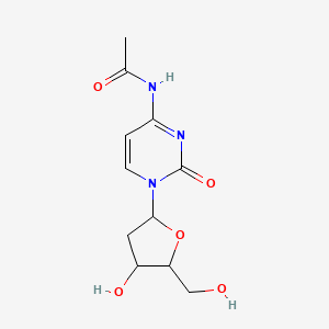 molecular formula C11H15N3O5 B13384201 N-[1-[4-hydroxy-5-(hydroxymethyl)oxolan-2-yl]-2-oxopyrimidin-4-yl]acetamide 