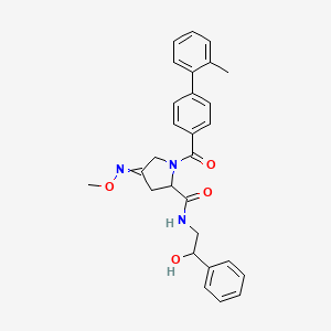molecular formula C28H29N3O4 B13384229 Oxytocin receptor antagonist 1 