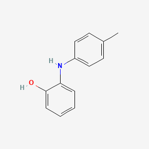 molecular formula C13H13NO B13384231 2-[(4-Methylphenyl)amino]phenol 