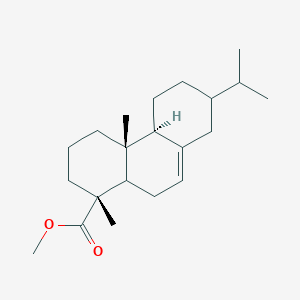molecular formula C21H34O2 B13384341 methyl (1R,4aR,4bS)-1,4a-dimethyl-7-propan-2-yl-2,3,4,4b,5,6,7,8,10,10a-decahydrophenanthrene-1-carboxylate 