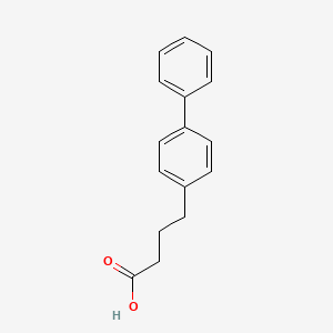 molecular formula C16H16O2 B1338436 4-(4-Biphenylyl)butyric acid CAS No. 6057-60-9