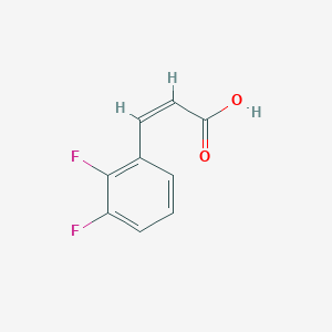 molecular formula C9H6F2O2 B13384364 (Z)-3-(2,3-difluorophenyl)prop-2-enoic acid 