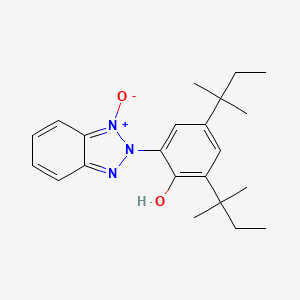 molecular formula C22H29N3O2 B1338440 2-(2H-Benzotriazol-2-yl)-4,6-bis(tert-pentyl)phenol N-oxide CAS No. 94109-79-2