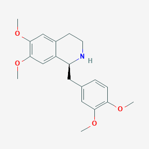 molecular formula C20H25NO4 B133845 (S)-(-)-Tetrahydropapaverine CAS No. 4747-98-2
