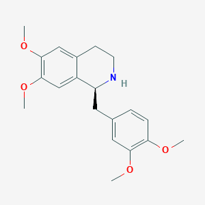 molecular formula C20H25NO4 B133845 (1~{s})-1-[(3,4-二甲氧基苯基)甲基]-6,7-二甲氧基-1,2,3,4-四氢异喹啉 CAS No. 4747-98-2