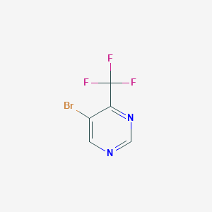 molecular formula C5H2BrF3N2 B1338456 5-Bromo-4-(trifluoromethyl)pyrimidine CAS No. 785777-88-0