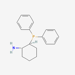 molecular formula C18H22NP B1338459 (1S,2S)-2-(Diphenylphosphino)cyclohexanamine CAS No. 452304-63-1